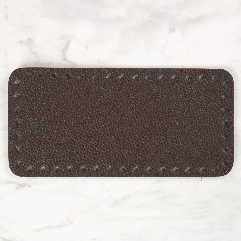 Knitme Çanta Tabanı 25x12 cm Kahverengi BA-0050